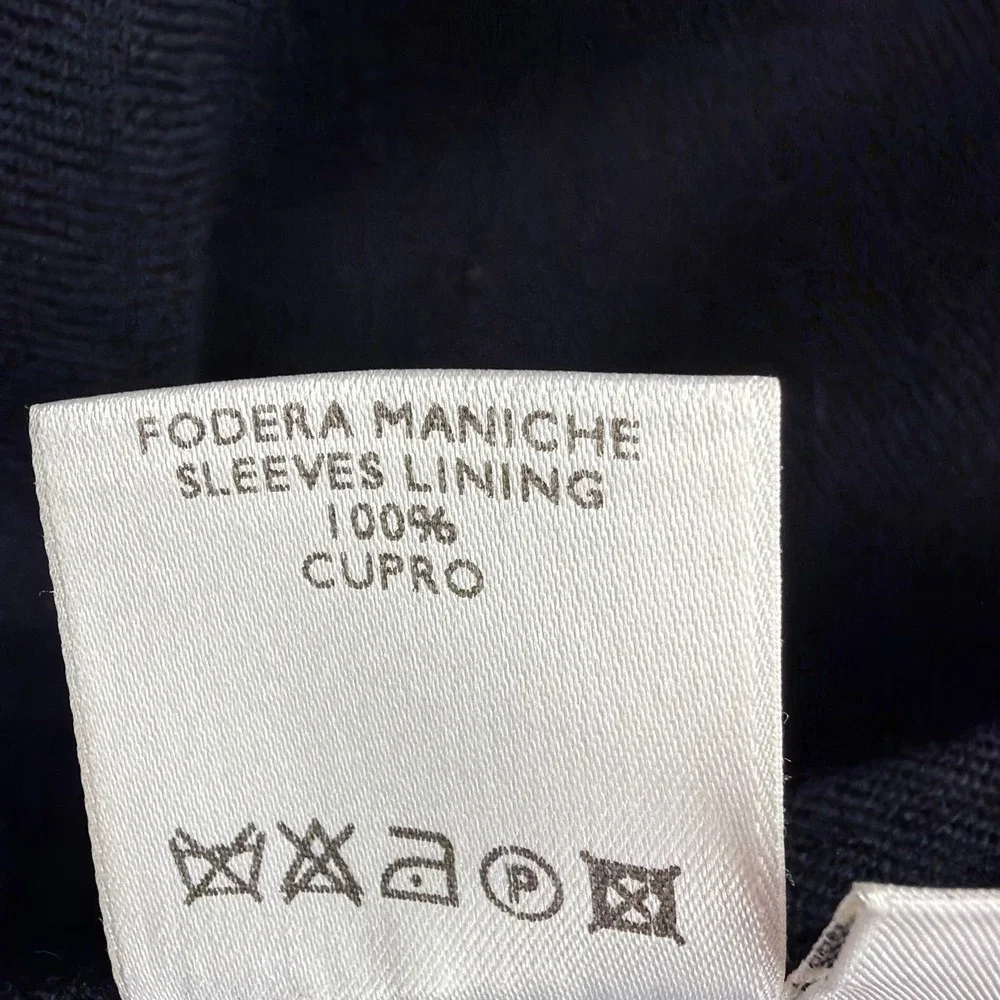 Loro‎ Piana Voyager Jacket Mens 52 Navy Blue 100% Cashmere Blazer Made in Italy